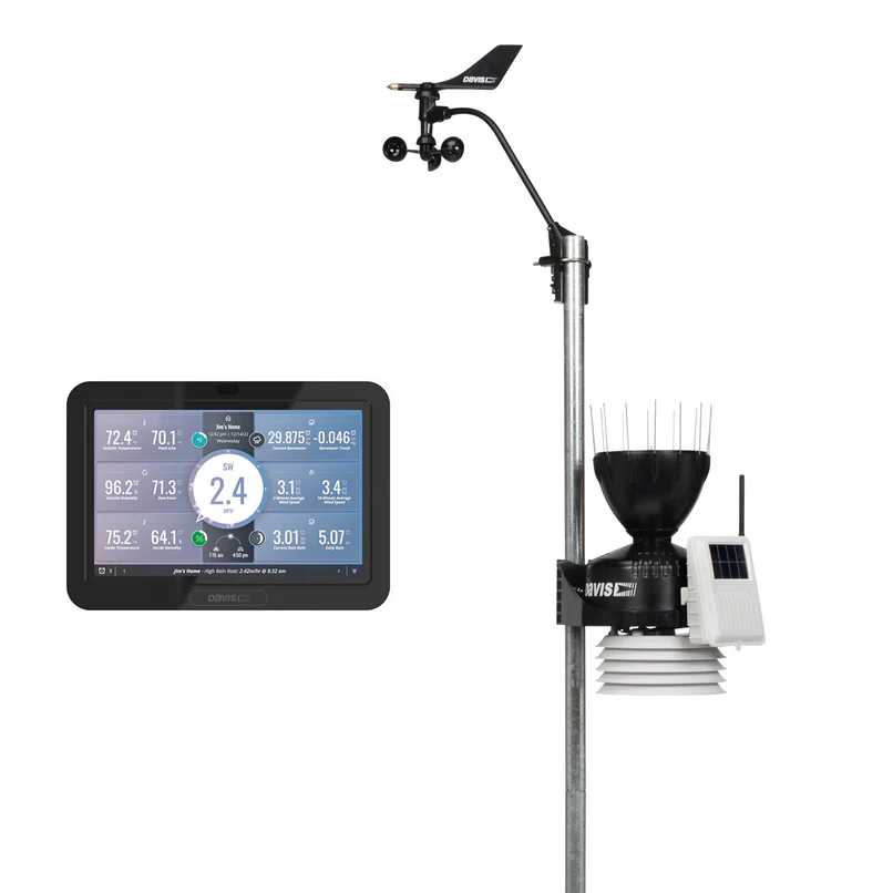 Estación meteorológica Davis Instruments Vantage Pro2 para la industria y el campo